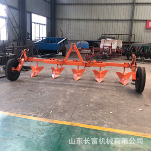 เครื่องไถพรวนดินฉางฟู่ 5 ใบมีด สีแดง สำหรับเตรียมพื้นที่เกษตร ต่อพ่วงกับรถแทรกเตอร์ สำหรับไถพรวนดิน - Product Image 1