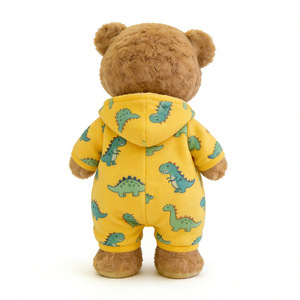 Nouveau design : Mini ours en peluche debout, adorables ours en peluche assis, cadeaux, ours en peluche marron avec vêtements - Product Image 2