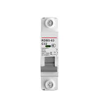 Disjoncteur miniature chinois RDB52 pour usage domestique, interrupteur d'air DZ47, disponible en 20V, 380V, 25A, 63A, 80A, 125A, Abongl