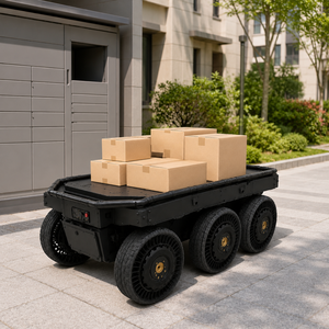 <b>Off</b>-road 6x6 AMR Chassis IP67 Waterproof Hybrid UGV Platform Zero <b>Turn</b> for Heavy Cargo Delivery and Logistics Support - Product Image 6