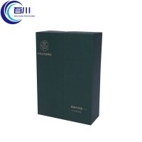 Caja de Regalo Ecológica Creativa con Logotipo Personalizado, Caja Rígida con Seda para Frascos de Perfume, Productos Esenciales para el Cuidado de la Piel y Cosméticos