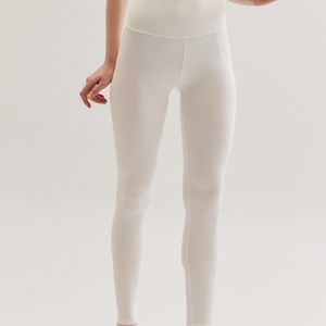 Leggings de Algodón de Cintura Alta, Cálidos y de Color Sólido, en Oferta - Product Image 5