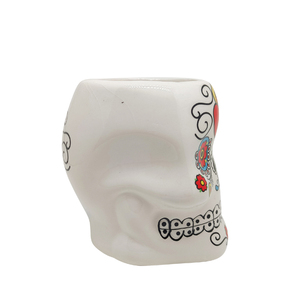 Commercio all'ingrosso a forma di scheletro di Halloween in ceramica porcellana tazza da caffè per decorazione del partito a microonde lavastoviglie sicuro Logo personalizzato - Product Image 3