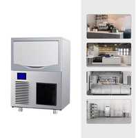 Nouvelles conceptions de machines à glaçons multifonctions commerciales à économie d'énergie 118 kg/24 h pour les entreprises