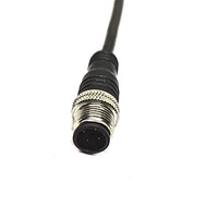 OEM Étanche IP68 IP67 Circulaire Automobile Électrique 30cm Câble M12 Connecteur 4 broches pour l'automatisation industrielle