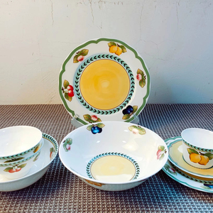 Vajilla de Cerámica Moderna y Lujosa, Duradera y Sostenible, Platos, Tazones, Tazas y Platillos Blancos, Aptos para Horno, Microondas y Lavavajillas - Product Image 1