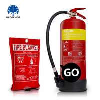 Extincteur à poudre sèche ABC de haute qualité, en acier au carbone, avec capuchon rouge, équipement anti-incendie