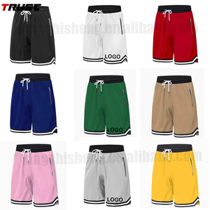 Toppa con ricamo personalizzato estivo LOGO Bermudas De Hombre da corsa maglia da ginnastica pantaloncini sportivi in tinta unita pantaloncini da uomo taglie forti - Product Image 1