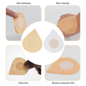 Cache-tétons personnalisés jetables respirants pour femmes, en non-tissé marron café, pour lifting des seins et bandes de soutien-gorge - Product Image 3