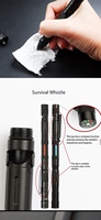 Outil multifonction 16-en-1, cadeau EDC cool pour l'escalade, Noël, anniversaire, outils de survie