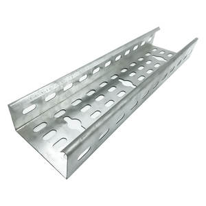 Gouttière de câbles perforée en acier inoxydable robuste, haute capacité de charge, pour système de distribution d'énergie sur chantier - Product Image 6