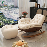 Canapé inclinable moderne pour adulte Fauteuil de détente à bascule pour chambre à coucher Salon Mobilier de maison Couchage décontracté