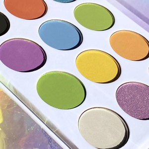 Holo Khô/Ướt Mắt Eyeshadow Palette Cao Sắc Tố Ánh Sáng Lung Linh Long Lanh Matte Tàn Ác Miễn Phí Không Thấm Nước 5G Nhãn Hiệu Riêng Cho Ánh Sáng Da - Product Image 6