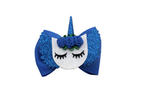 Vente Flash : Barrette à Cheveux Licorne Ailes d'Ange en Grosgrain avec Joli Nœud à Paillettes pour Fêtes de Filles