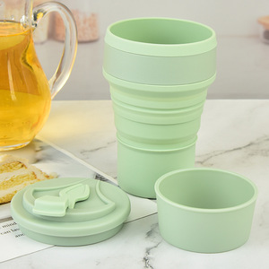 Tasse à eau pliante en silicone créative Sports de plein air Copo De Agua Tasse à eau en silicone portable <span class=keywords><strong>Mini</strong></span> tasse à eau de voyage - Product Image 4