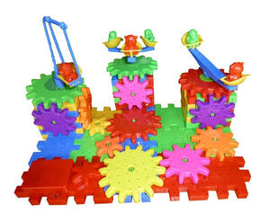 Baustein-Sets Kids Funny Electric Brick Interlocking Lern blöcke Gear Building Toy Set - Product Image 4