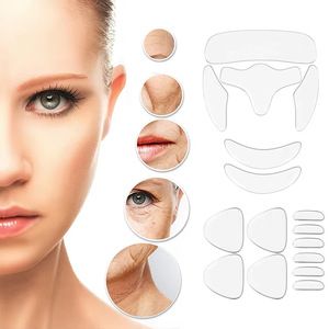 Patchs <span class=keywords><strong>en</strong></span> silicone pour les yeux <span class=keywords><strong>à</strong></span> marque privée, hautement efficaces, réutilisables, pour le lifting de la peau, autocollants pour le visage et les yeux - Product Image 4