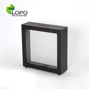 Mới Tùy Chỉnh Bóng Ngân Hàng Hộp Khung Gỗ Hộp Tiền Cho Thuốc Nhuộm Thăng Hoa - Product Image 3