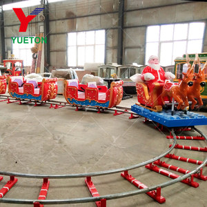 Trẻ Em Trong Nhà Ngoài Trời Một Ray Vui Chơi Giải Trí Kiddie Cưỡi Trên Tàu Điện Giáng Sinh Với Bài Hát - Product Image 1