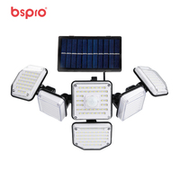 Lampe solaire d'extérieur à détecteur de mouvement alimentée par le fournisseur Applique murale étanche IP65 Lampe solaire de jardin alimentée par la lumière du soleil