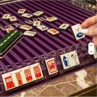 Mahjong American Green New York Empire State Building, style transfrontalier européen et américain, origine Taizhou Jiangsu