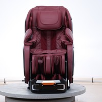 Fauteuil de Direction Ergonomique Haut de Gamme avec Massage Chauffant et Pétrissage en Cuir pour Bureau et Domicile