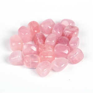 Wholesale Rose Quartztumbled Stone Agate Export Feng Shui Gemstone Tumble Crystal IN;7903232 <b>World</b> Wide Hand Made Colerfull Love - Product Image 1