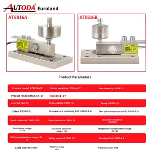 Uluda 816 उच्च परिशुद्धता दबाव भार सेंसर फ्लैट बैच भरने मशीन बेंच स्केल रिएक्टर टैंक पोत पैमाने पर मुख्य भूमि - Product Image 3
