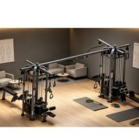 Machine de musculation professionnelle multifonctionnelle à câbles croisés réglables pour salle de sport