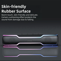 Haut-parleur Bluetooth lumière Led pour PC Soundbar Gaming Haut-parleurs Bluetooth