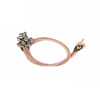 Conector RF BNC a SMA macho-Macho, cable de puente de osciloscopio Q9, extensión coaxial RG316 de 50Ω (0-3GHz)