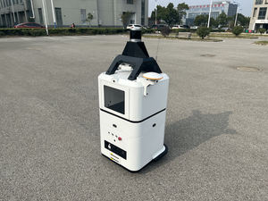 50 किलो पेलोड छोटे आकार के मिनी पहिया रोबोट चेसिस छोटे डिलीवरी कार मोबाइल रोबोट प्लेटफॉर्म संकीर्ण क्षेत्र रोबोट - Product Image 5