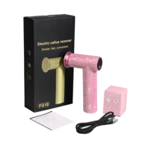 Lime à pied électronique sans fil professionnelle 60W en alliage d'aluminium avec disques diamantés dissolvant de callosités pour la maison hommes et femmes