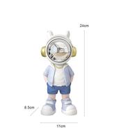 Figurines d'astronautes en résine |   Décoration créative pour la maison : idéale pour les armoires et les bureaux – Cadeau pour Thanksgiving et le Nouvel An chinois