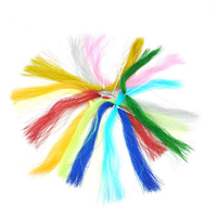 Zehn farben fliegen binden materialien angeln lametta kristall flash