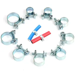 1pcs Colliers de serrage 7-17mm Collier de serrage pour tuyau de carburant de <span class=keywords><strong>voiture</strong></span> Collier de serrage pour tuyau d'air galvanisé Clips pour tuyau d'<span class=keywords><strong>essence</strong></span> <span class=keywords><strong>diesel</strong></span> Pièces détachées automobiles Remplacement - Product Image 1