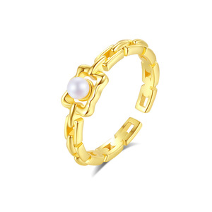 Extreme 925 Sterling Silver <b>Open</b> <b>Ring</b> with Pearl Unique Fashion <b>Rings</b> High Quality Custom Jewelry Woman <b>Rings</b> - Product Image 1