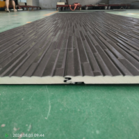 Panel Dinding Baja Modern Spanl Tekstur Batu Bergaris Tahan Air Ramah Lingkungan untuk Eksterior