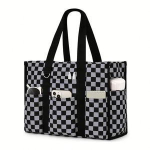 Multi-Pocket Tote <b>Bag</b> for Women Waterproof <b>Nursing</b> <b>Bag</b> with Multiple Convenient Pockets and Zipper - Product Image 5