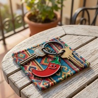 Porte-clés personnalisé en alliage émaillé, motif piment mignon, plaqué nickel noir, breloque légume de dessin animé, accessoire de mode pour sac, OEM