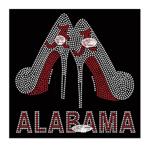 2025 Custom <strong>Alabama</strong> High Heels Shoes Rhinestone <strong>Transfer</strong> - Product Image 1
