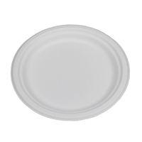 Eco Products Assiette ronde de canne à sucre 9 ''jetable Vaisselle biodégradable pour mariages et fêtes