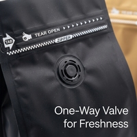 YOUYI Vente en gros Personnalisation OEM Sachets de café en plastique noir mat à fond plat pour 250g de café moulu