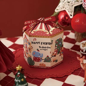<span class=keywords><strong>CA</strong></span> Warehouse en Stock NO MOQ Caja de regalo de Año Nuevo de Navidad reciclada para dulces pequeños y joyería Revestimiento de esponja de laminación mate - Product Image 1