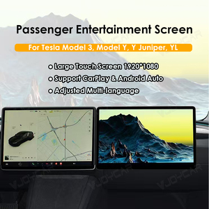 VJOYCAR Pantalla de Entretenimiento para Pasajero de 15.6 Pulgadas para Tesla Model <span class=keywords><strong>3</strong></span> y Highland, Compatible con Carplay Inalámbrico y Reproductor Multimedia para Pasajero - Product Image 2
