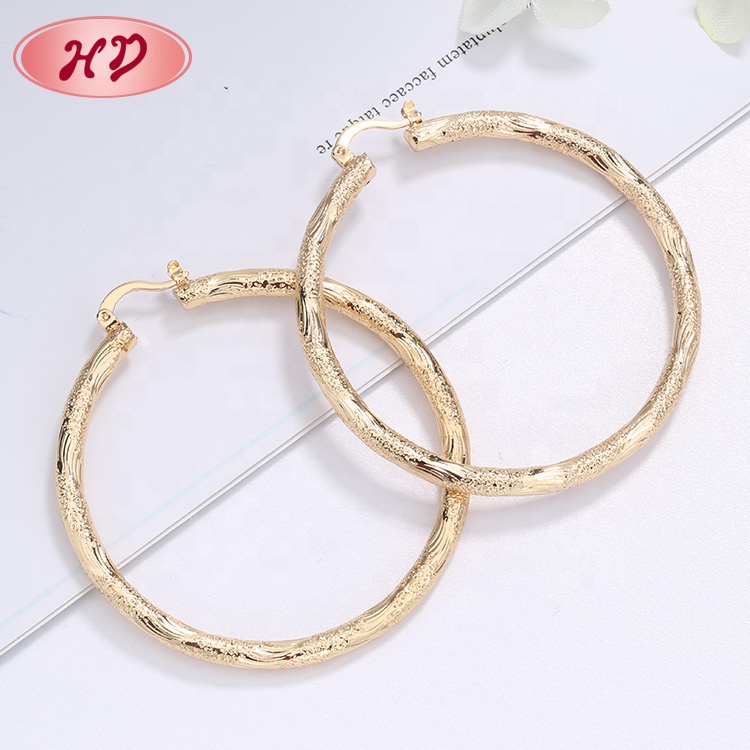 24k gold hoop earrings