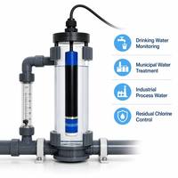 Analyseur de chlore résiduel en ligne JESA avec compensation de température RS485 Modbus RTU 0-100 ppm pour le traitement de l'eau