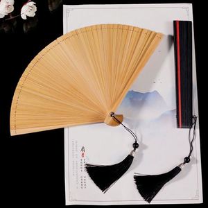 Mini Abanico de Bambú de 16cm/18cm con Logotipo Grabado Personalizado, Artesanía de Bambú - Product Image 4