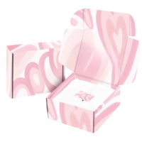 Cajas de Embalaje Personalizadas, Caja de Papel Corrugado con Relieve, Hecha de Material Reciclable para Embalaje Ecológico