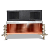 Refroidisseur de processeur de serveur Hangdahui Hdhfan 7020 DC 12V pour LGA 1150 1U/2U, dissipateur thermique avec alimentation, application TDP 125W